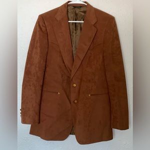 Vintage Webster Men’s Suede Leather Blazer